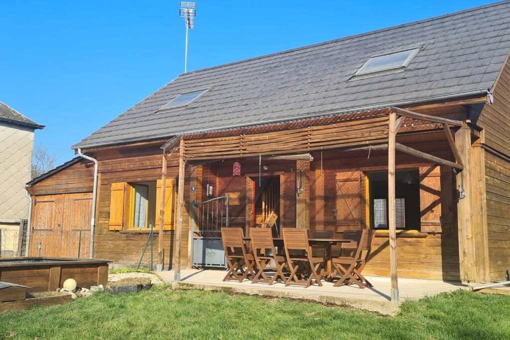 Chalet Antlana Maison Chaleureuse Signy-lʼAbbaye Exteriör bild